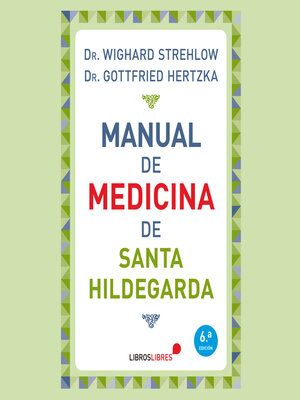 cover image of Manual de medicina de Santa Hildegarda